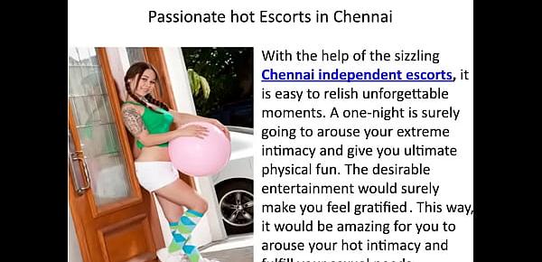  Full Night Fun With Elegant Independent Chennai Escorts